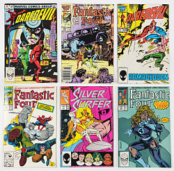 1980s-2000s Marvel Comic Treasure Chest Bundle (550+) with Fantastic Four & Daredevil