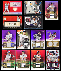 2012-2022 Topps Tribute New York Yankees Game-Used Relic Collection (271) with Complete/Near Rainbows & (29) #1/1
