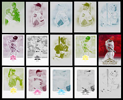 2013-2021 Topps Tribute Bryce Harper & Stephen Strasburg Numbered Near Rainbows with (14) #1/1 Printing Plates