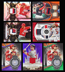 2013-2019 Topps Tribute Bryce Harper Relic Collection (31) with (2) #1/1