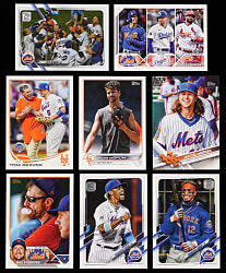 1980-2023 Topps New York Mets Collection (1,975+) with Key Rookies, Shortprints & Super Shortprints