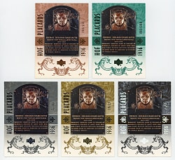 2005 Upper Deck Hall of Fame #86 Babe Ruth Rainbow (5) with #1/1