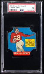 1950 Bread for Health Football Charlie Trippi Bread Label PSA FAIR 1.5 - Highest Graded!