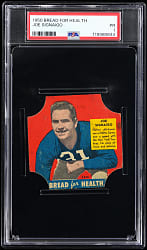 1950 Bread for Health Football Joe Signaigo Bread Label PSA POOR 1
