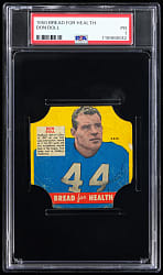 1950 Bread for Health Football Don Doll Bread Label PSA POOR 1