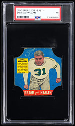 1950 Bread for Health Football Dick Barwegan Bread Label PSA POOR 1