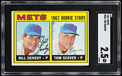 1967 Topps #581 Tom Seaver Rookie SGC GOOD+ 2.5