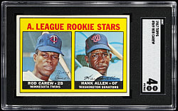 1967 Topps #569 Rod Carew Rookie High Number SGC VG/EX 4