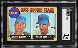 1968 Topps #177 Nolan Ryan SGC POOR 1