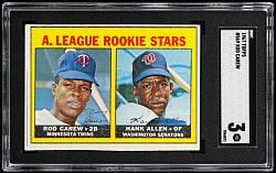 1967 Topps #569 Rod Carew Rookie High Number SGC VG 3