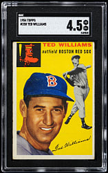 1954 Topps #250 Ted Williams SGC VG/EX+ 4.5