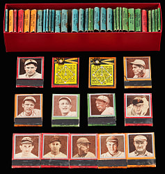 1934 Diamond Matchbook Silver Border Fully Intact Collection (53)