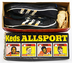1971 Keds Allsport Kids Shoes in Original Box with KedKard Lid