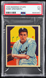 1934-1936 Diamond Stars #54 Hank Greenberg PSA NM 7