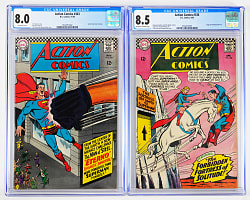 1961-1971 DC Super-Hero Comic Books (11) with (5) CGC Graded