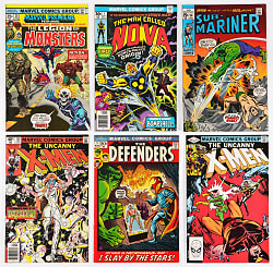 1971-1987 Marvel/DC Super-Hero Comics (38) with Defenders #1 & Nova #1