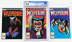 1982 Marvel Wolverine Complete Run (4) with #1 CGC 9.4