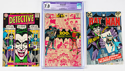 1960s-1980s DC Batman and Detective Comics Collection (60) with Batman #200 CGC 7.0 Restored
