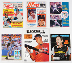 1950s-1990s Baltimore Orioles/Colts & Washington Redskins Signed Collection (33) with Ripken Jr., B. Robinson & F. Robinson