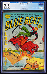 1941 Novelty Press Blue Bolt Vol. 2 #5 - CGC 7.5