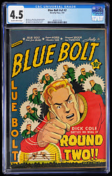 1941 Novelty Press Blue Bolt Vol. 2, #2 - CGC 4.5