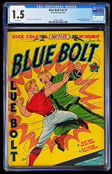 1941 Novelty Press Blue Bolt Vol. 2, #1 - CGC 1.5