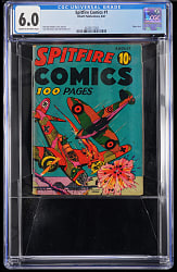 1941 Elliott Publishing Spitfire Comics #1 - CGC 6.0