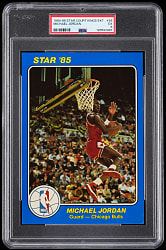 1984-1985 Star Basketball Court Kings #26 Michael Jordan PSA EX 5