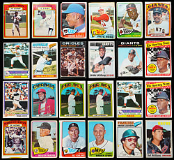 1965-1979 Topps Shoebox Collection (1,800+) with (160+) Hall of Famers & (900+) 1972 Topps