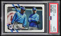 2021 Topps #247 Ken Griffey Jr. Ultra Shortprint PSA NM-MT 8