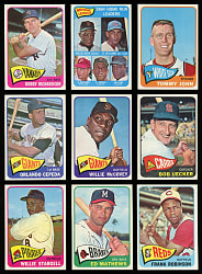 1965 Topps Hall of Fame & Star Collection (34)