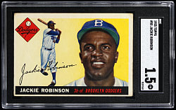 1955 Topps #50 Jackie Robinson SGC FAIR 1.5