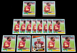 1981 Topps Football #194 Art Monk Rookie Hoard (99)