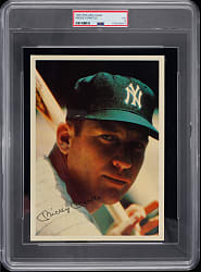 1961 Phillies Cigar Mickey Mantle PSA VG 3