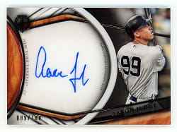 2018 Topps Tribute Aaron Judge Certified Autograph (Away Jersey) Pose Certified Autograph #/100