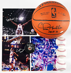 Steiner Authenticated New York Area Collection (8) with Patrick Ewing & Mariano Rivera
