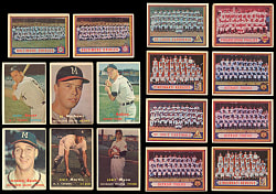 1957 Topps Collection (180) with Several Hall of Famers & Various Team Cards