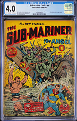 1941 Timely Comics Sub-Mariner #1 - CGC 4.0