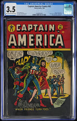 1948 Timely Comics Captain America Comics #65 - CGC 3.5