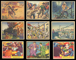 1933-1940 Non-Sport Collection (38) with Sky Birds, G-Men, Horrors of War & Lone Ranger - All Clean!