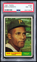1961 Topps #388 Roberto Clemente PSA NM-MT 8