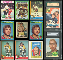 1951-1979 Multi-Sport Hall of Fame & Star Collection (73) with (13) Bobby Orr