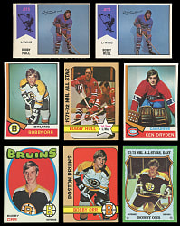 1971-1976 Topps & O-Pee-Chee Hockey Collection (110) with (4) Bobby Orr
