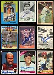 1960s-Modern Signed Baseball Card Collection (450+) with (25+) Hall of Famers Including Tony Gwynn & Tom Seaver