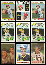 1933-1980 Baseball Collection (57) with (12) Hall of Famers Including (5) Rookies
