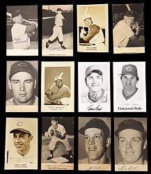 1950s-1970s Cincinnati Reds Team-Issued/Postcard Collection (44) with (26) Signed & Tough Frankie Robinson Example