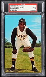 1968 Dexter Press Postcards Roberto Clemente PSA NM 7
