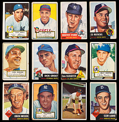 1952-1953 Topps & Bowman Collection (132) with Several Hall of Famers Including Yogi Berra & Whitey Ford