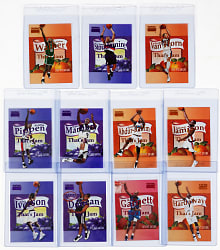 1998-1999 Skybox Premium Basketball That's Jam Near Complete Set (11/15) with Duncan, Garnett, A. Hardaway, Iverson & Pippen