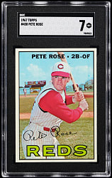 1967 Topps #430 Pete Rose SGC NM 7